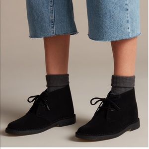 Clarks Desert Boot Black 7.5